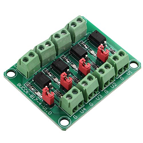 PC817 4-Channel Optocoupler Isolation Board Voltage Converter Adapter Module 3.6-30V Driver Photoelectric Insulated Module PC 817