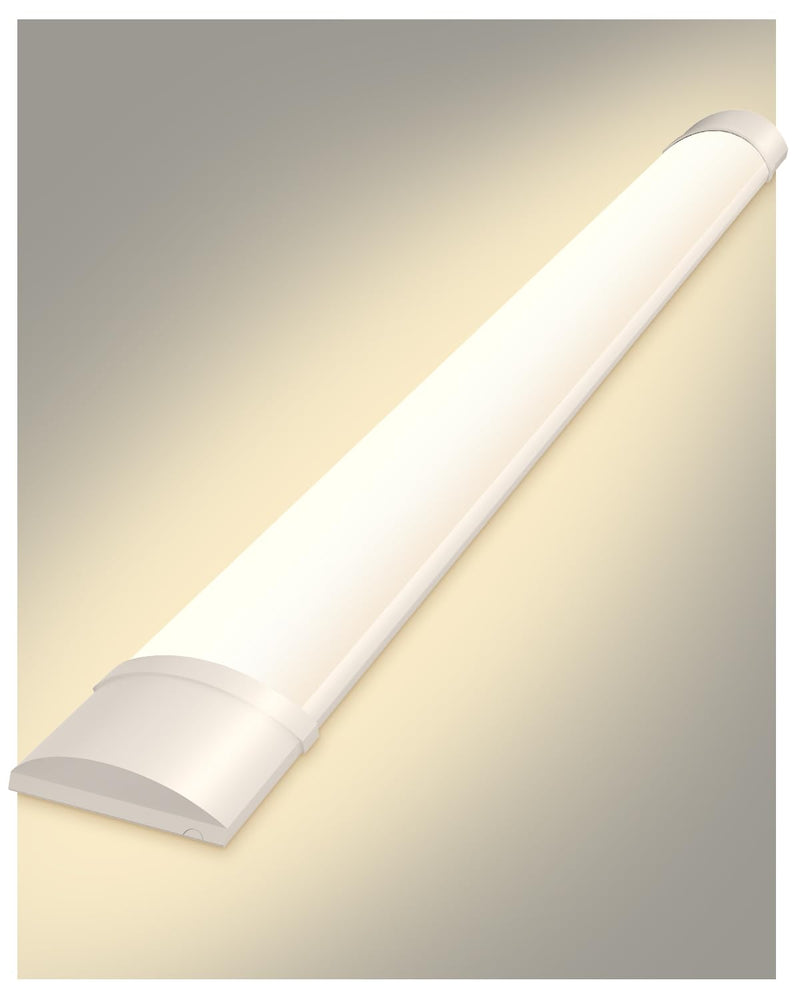 [Australia - AusPower] - Sararoom 2ft Led Shop Light Fixture, 20W LED Tube Light, 2400lm,4000K Neutral White, 60cm 23.6inch LED Garage Closet Light Ceiling Light for Office Home Basement, No Plug, No Ground Wire 2FT 20W 1Pc 