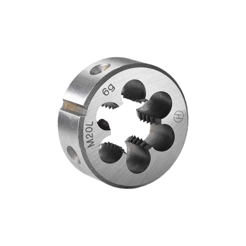 sourcing map Metric Left Hand Machines Thread Stamp HSS (High-Speed Steel) M20 M20 x 2.5 Circumference