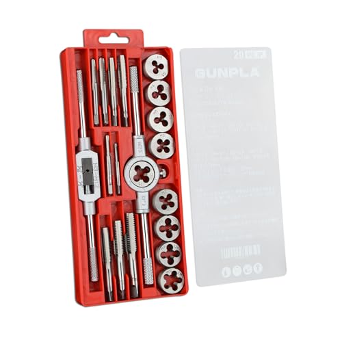 Gunpla M3-M12 20-Piece High-Quality Alloy Steel Tap and Drill Set Metric