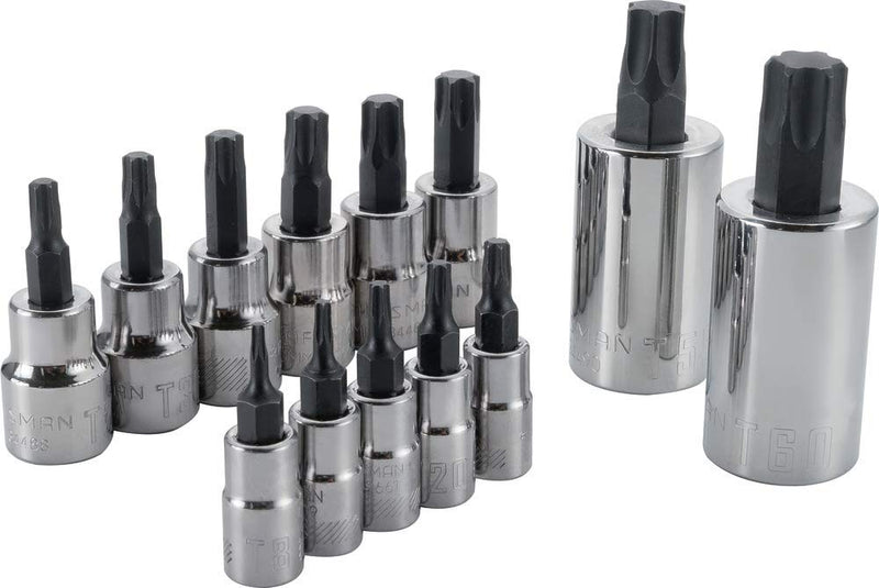 CRAFTSMAN Torx Bit Socket Set, 13-Piece (CMMT49294) Large 13-Piece Torx