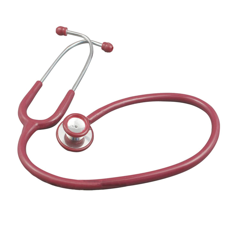 Dual Head Stethoscope with Chestpiece for Nurses, Doctors & Students for Clinical and Home Use Maroon Tube