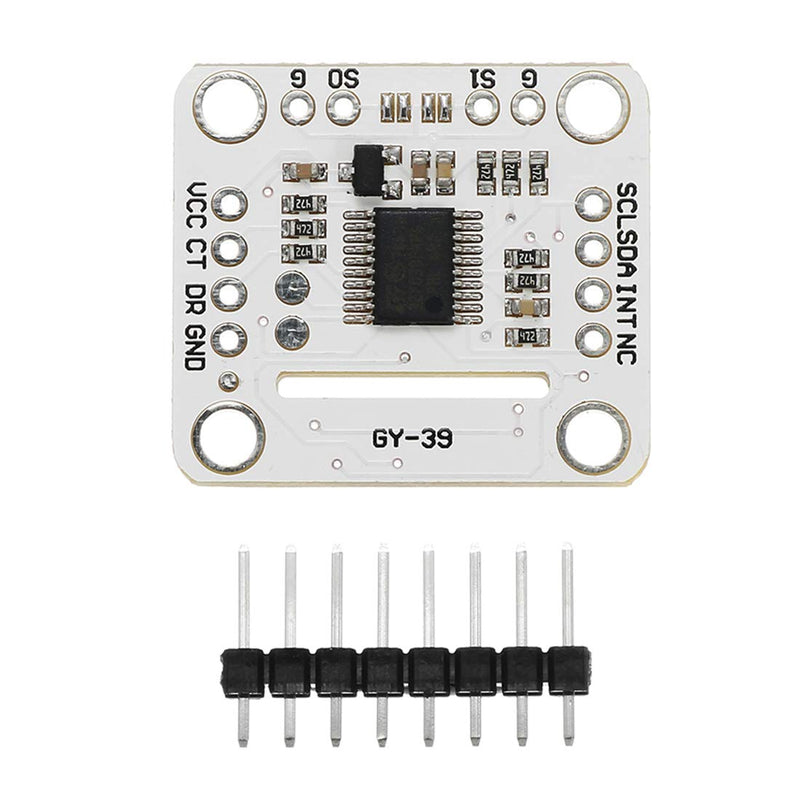 [Australia - AusPower] - HiLetgo GY-39 Light Intensity Temperature Humidity Atmospheric Pressure Sensor 4 in One Integrated Sensor Module with Chip LTR308ALS+SPL06+SHTC3 