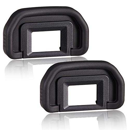 90D EB Viewfinder Eyepiece Eyecup Eye Cup for Canon EOS 90D/80D/70D/60D/50D/40D/20D/5D Mark ⅡⅠ/6D MarkⅡⅠDigital Camera [2 Packs], Replace Eyepiece EB, Fire Rock Camera Eyecup Accessories EB