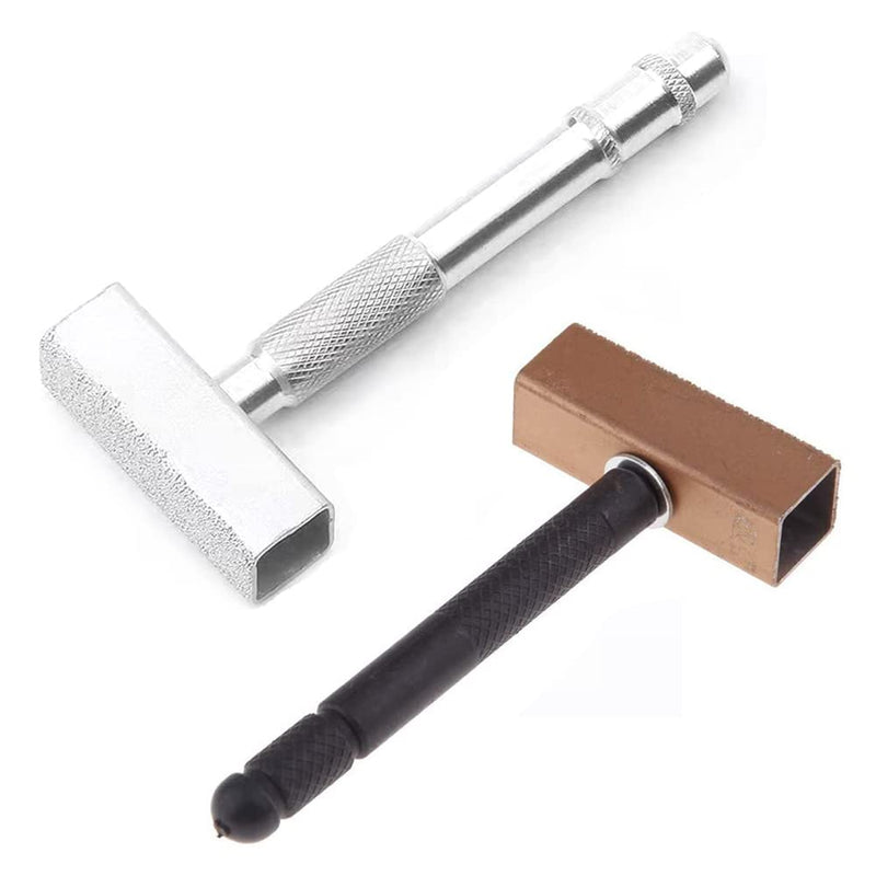 [Australia - AusPower] - 2pcs Diamond Stone Dresser Grinding Wheel Dresser with Flat Diamond Coated Surface for Truing Grinding & Deburring Wheels Dressing Bench Grinder Tool 