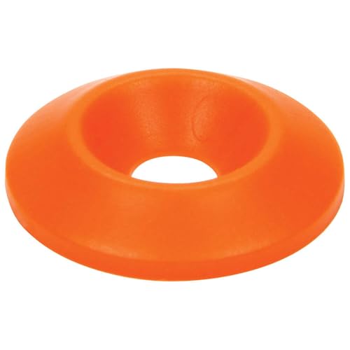 Allstar Performance orange countersunk flat washers, 10-pack
