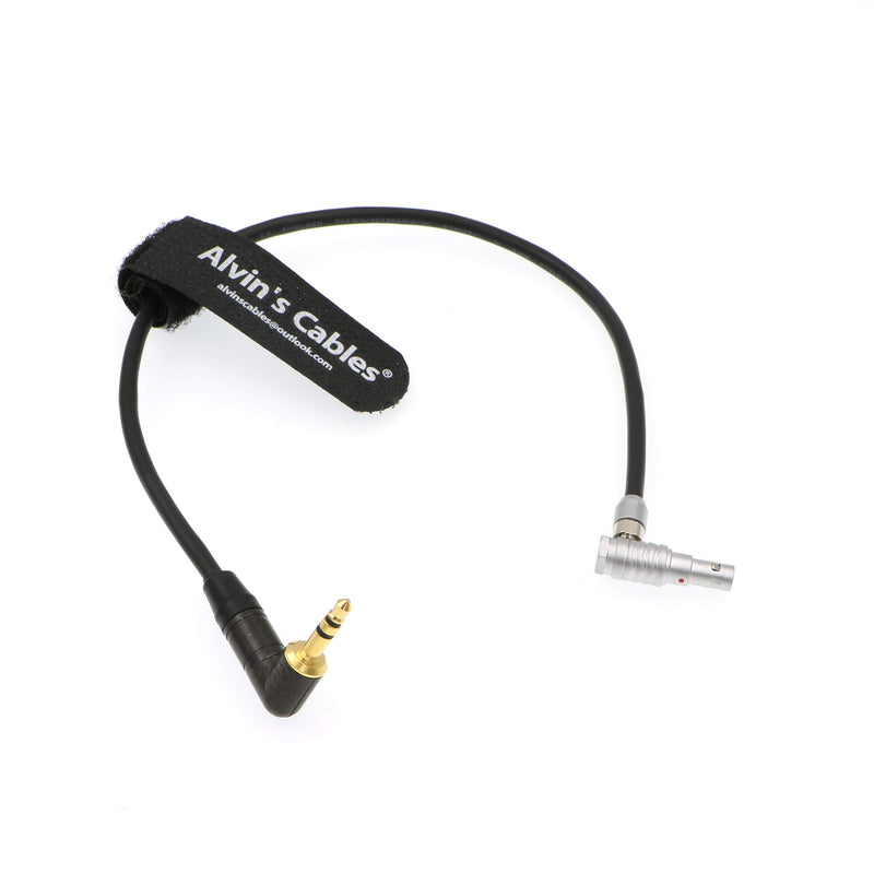 [Australia - AusPower] - Alvin's Cables 5 Pin Right Angle Male to Right Angle 3.5mm TRS Audio Cable for Z CAM E2 Camera 25cm 