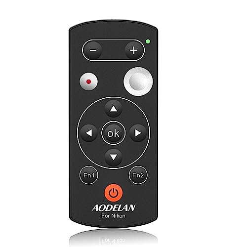 AODELAN Wireless Camera Remote Control Remote Shutter Release for Nikon Black Remote for Nikon