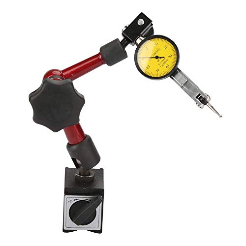 Dial Indicator with Magnetic Holder, Strong and Flexible Dial Indicator with Tripod with Test Indicator and Lever