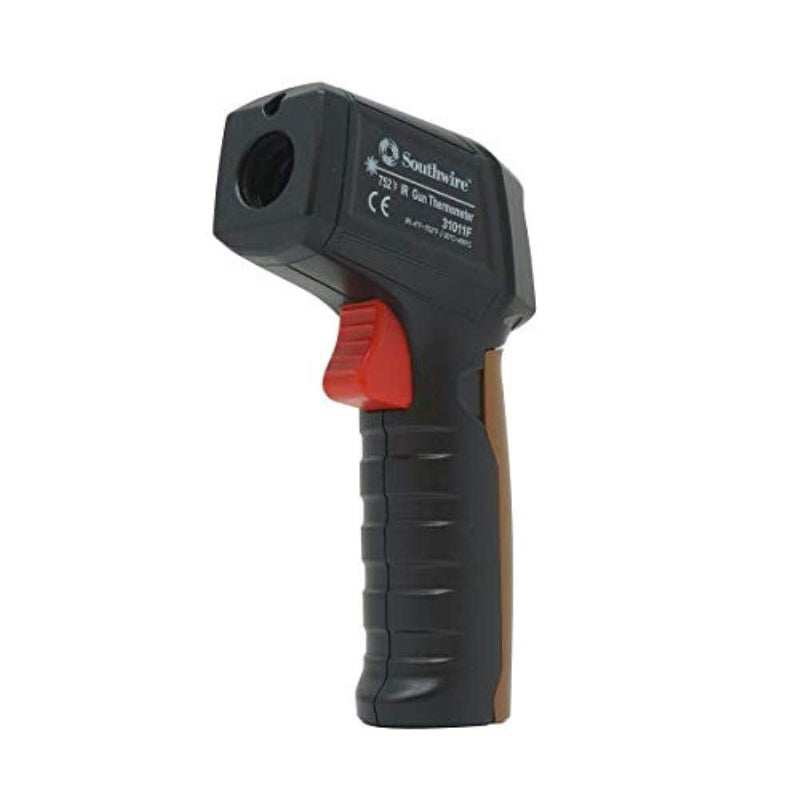 [Australia - AusPower] - Southwire 31011F, 750◦F 10:1 Distance to Spot Infrared Thermometer, Temperature Range -4F to 752F (-20C to 400C), Emissivity Fixed at 0. 95, Data Hold 