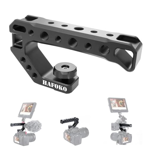 Video Stabilizing Camera Top Cheese Handle with Cold Shoe for DSLR Cameras