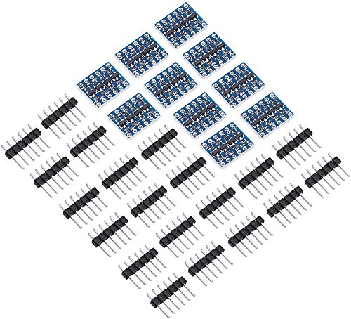 ARCELI 10pcs 4 Channels IIC I2C Logic Level Converter Bidirectional Module 3.3V to 5V Shifter for Arduino