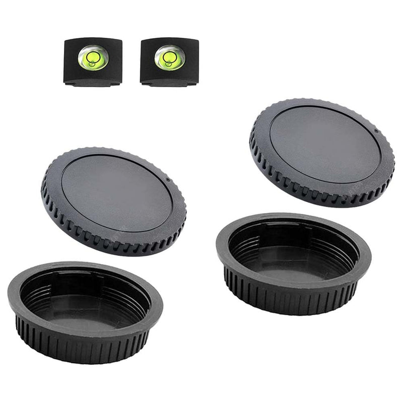[Australia - AusPower] - Front Body Cap and Rear Lens Cap Cover for Canon EOS EF/EF-S Lens for Rebel T7 T6 T5 T8i T7i T6i SL3 SL2 T6S,5D Mark IV/III/II, 6D Mark II/I, EOS 90D/80D 77D 70D, 7D Mark II, 1D X Mark II 