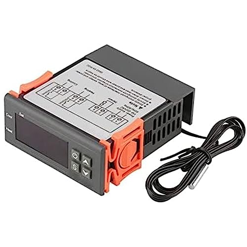 ARCELI AC 110V-220V Fahrenheit/Celsius Digital Temperature Controller Thermostat Heat/Cooling Mode with Sensor 2