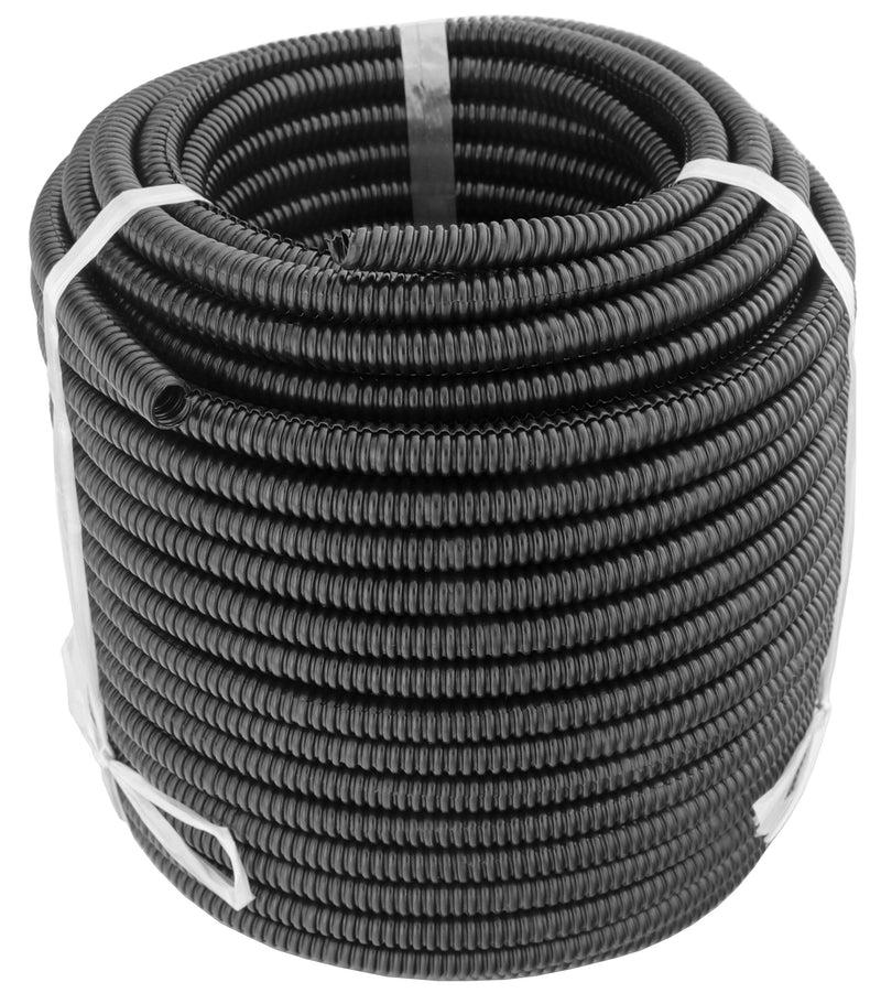 [Australia - AusPower] - GS Power Wire Loom  3/8 Inch x 50 Ft Split Cable Sleeves for Industrial Electrical Wires  High Temperature Cable Conduit 3/8" x 50ft Black 