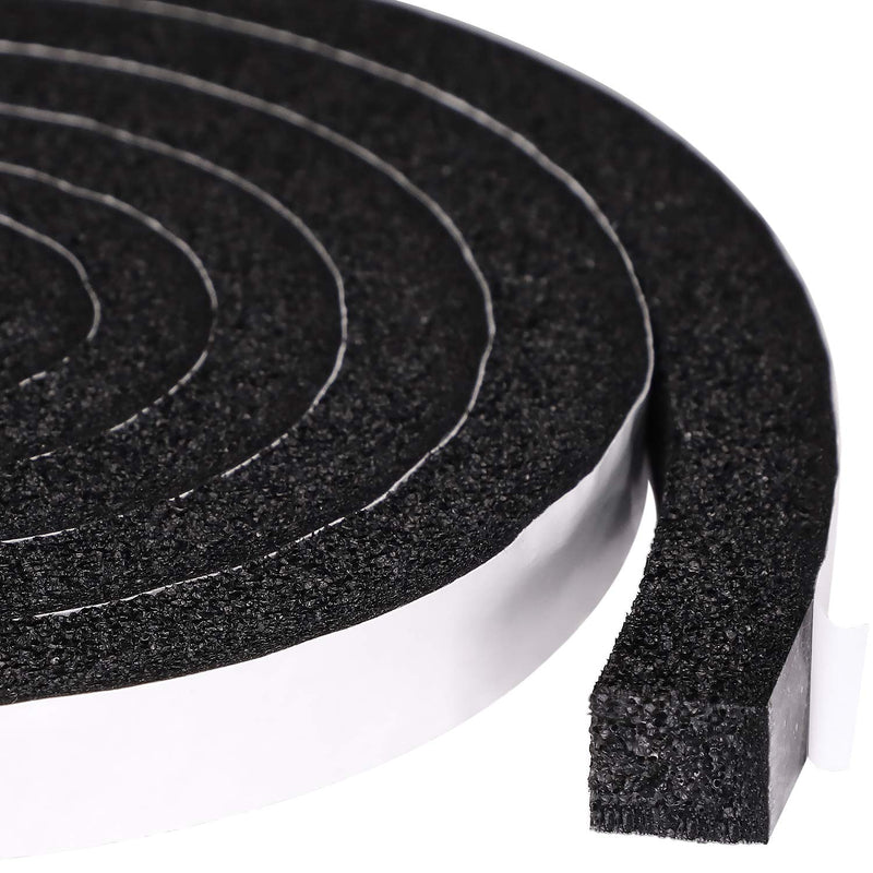 [Australia - AusPower] - Yotache Air Conditioner Window Foam Insulation Seal 1 X 1 Inch, High Resilience Foam Weather Stripping Door Seal Tape, 6.5 Ft x 2Pcs 1" W x 1" T 
