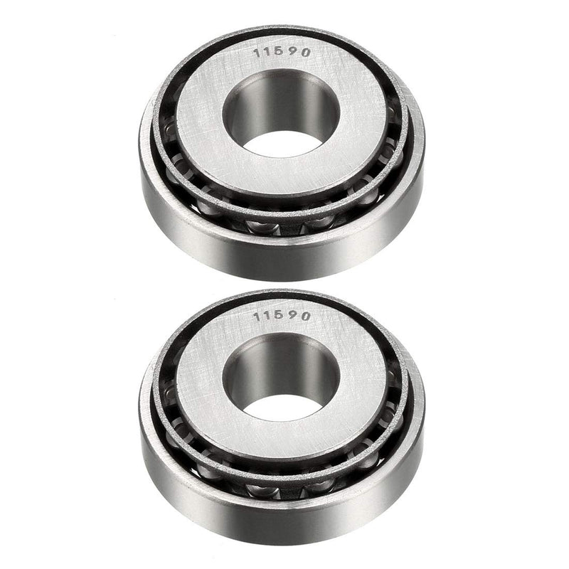[Australia - AusPower] - uxcell 11590/11520 Tapered Roller Bearing Cone and Cup Set 0.625" Bore 1.6875" O.D. 0.5625" Width 2pcs 