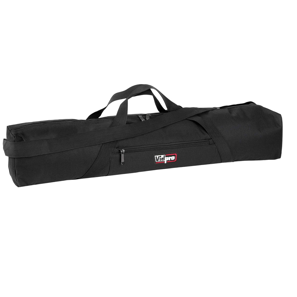 [Australia - AusPower] - Vidpro TC-45 Tripod Carrying Case - Heavy Duty Nylon Bag with Shoulder Straps and Handles - Compact Case with Full Length Zippered Closure Plus External Pocket Fits Tripod with Head up to 45 Inches 45" Long 
