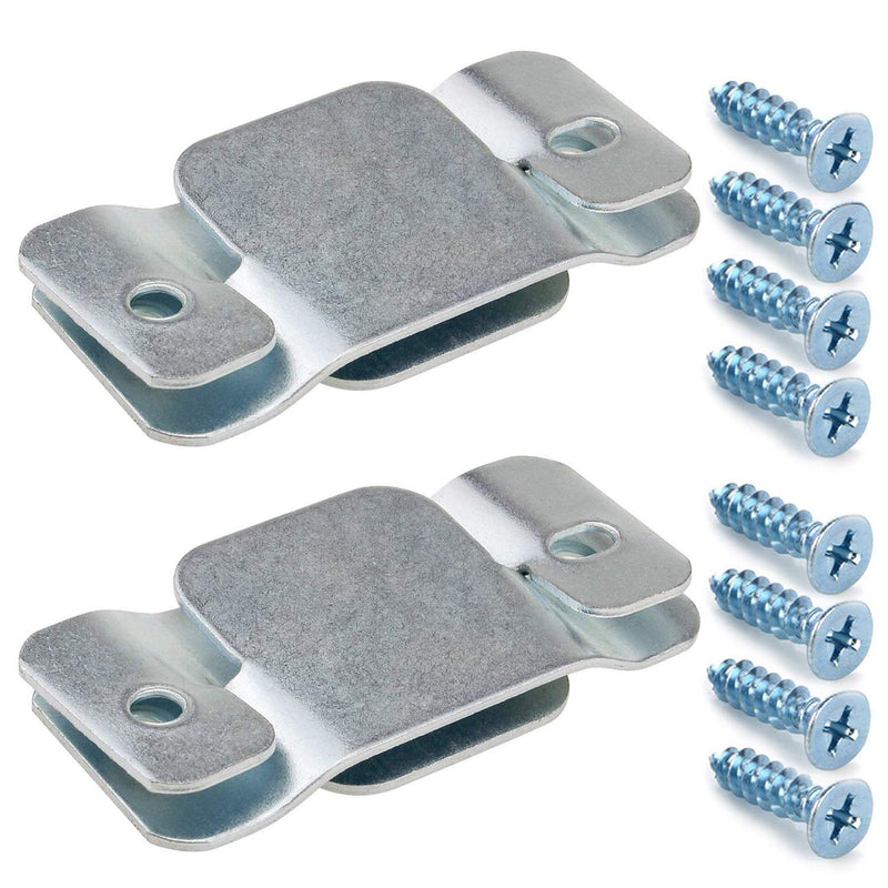 [Australia - AusPower] - Metal Sectional Couch Connectors Furniture Interlocking,Sectional Sofa Fastener Software Bracket with Screws for Loveseat, Recliner, Chair or Chaise Lounge (4 Pcs) 