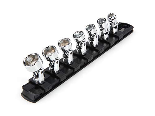TEKTON 1/4 Inch Drive Universal Joint Socket Set, 7-Piece | SHD90109 7-Piece (1/4-9/16 in.)