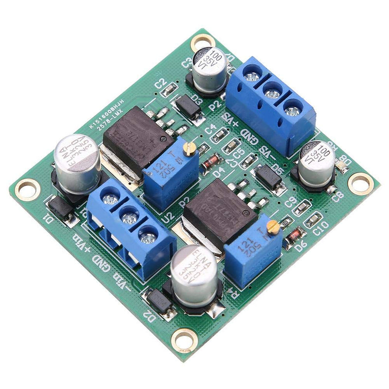 Stabilizing Power Module, LM317/337 Positive and Negative Voltage Stabilizing Power Module Low Ripple Linear Adjustable Adjustable Power Supplies