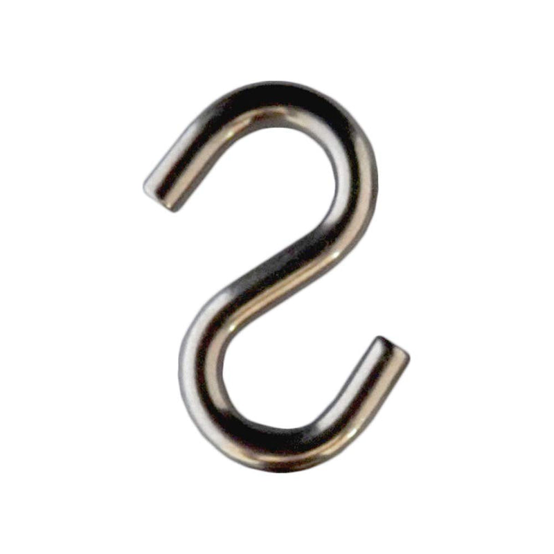 [Australia - AusPower] - 316 Marine Stainless Steel Heavy Duty S Hooks 2 PACK for Hanging Hammock, Swing, Plants, Utilitty -2.5 Inches Long, 5/16 Inch Thick 