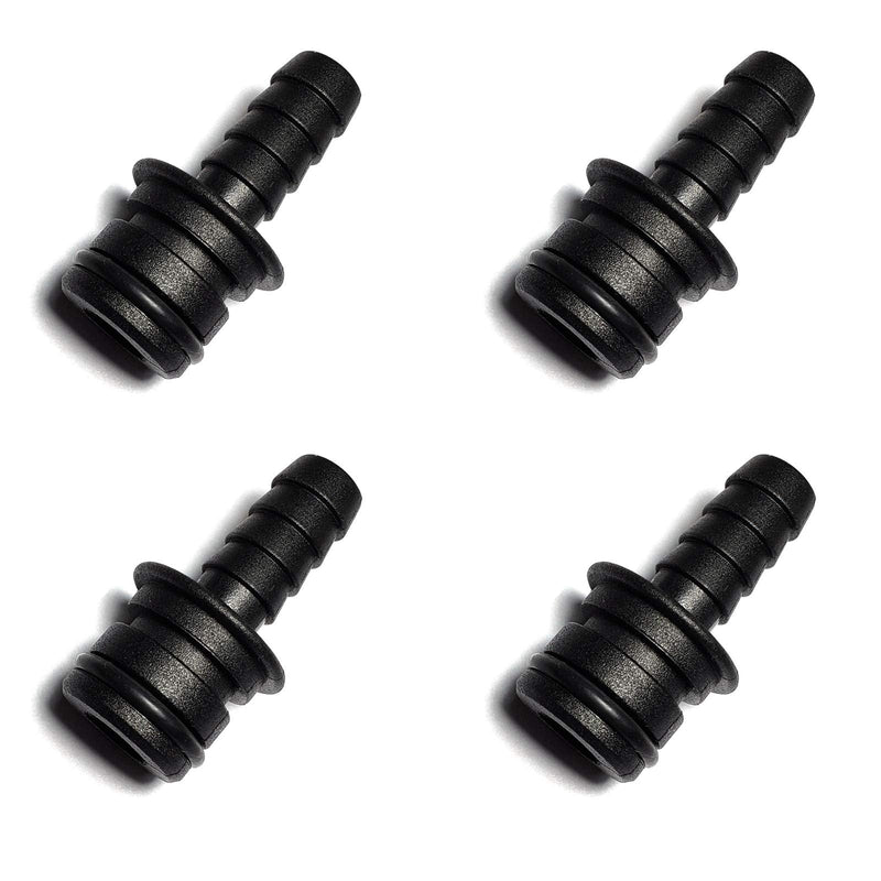 [Australia - AusPower] - Quad Port Fittings for Quad Water System Pump (3/8" Hose Barb - Straight) 