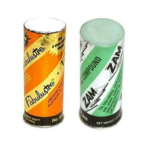 [Australia - AusPower] - Fabulustre & ZAM Polishing Compound 4oz. Tube Jeweler's Polishing Rouge - 2 Bar 