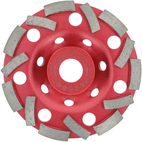 PRODIAMANT Diamond Cup Wheel Diameter 125mm Turbo Segment Concrete Natural Stone Grinding Wheel Professional Tool