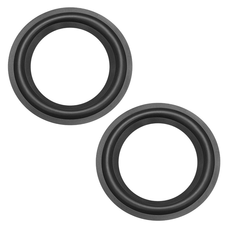 [Australia - AusPower] - uxcell 5.5" 5.5inch Speaker Rubber Edge Surround Rings Replacement Parts for Speaker Repair or DIY 2pcs 