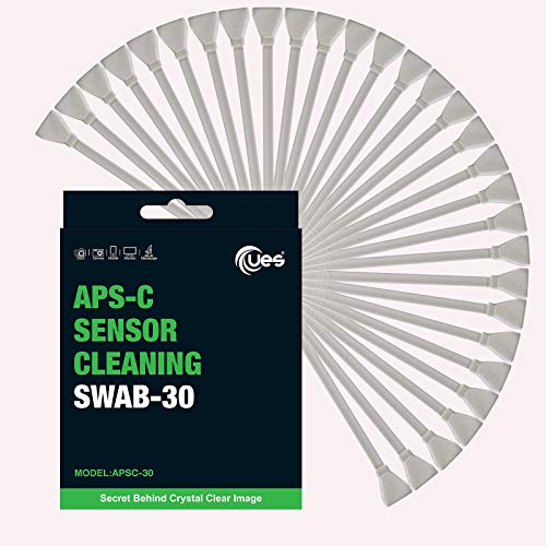UES 16mm APS-C Sensor Cleaning Swabs, 30 Pack Dry Camera Swab Refill Kit
