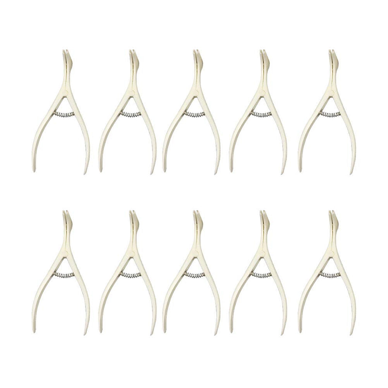 [Australia - AusPower] - Artibetter 10pcs Disposable Nasal Speculum Sterile Rhinoscope Surgical Nasal Examination Mirror 