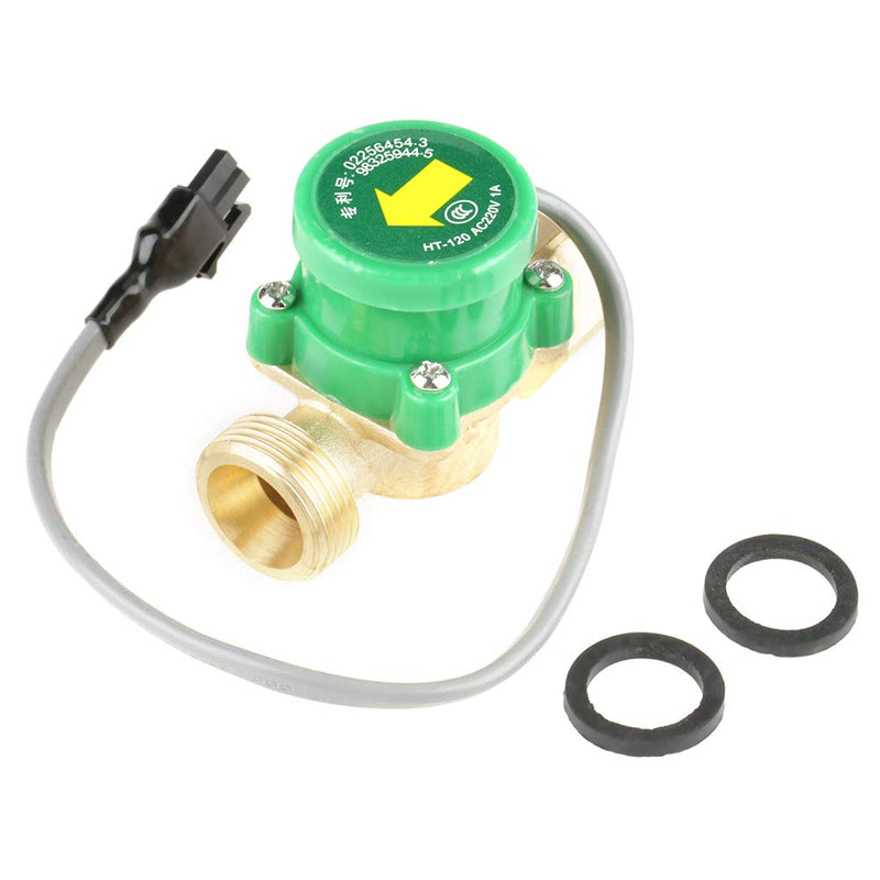 [Australia - AusPower] - Pump Switch, HT-120 AC220V 1A G3/4"-3/4" Thread Sensor Switch Used in The Domestic Tap Water Pressure in The Low Water Pressure Range 