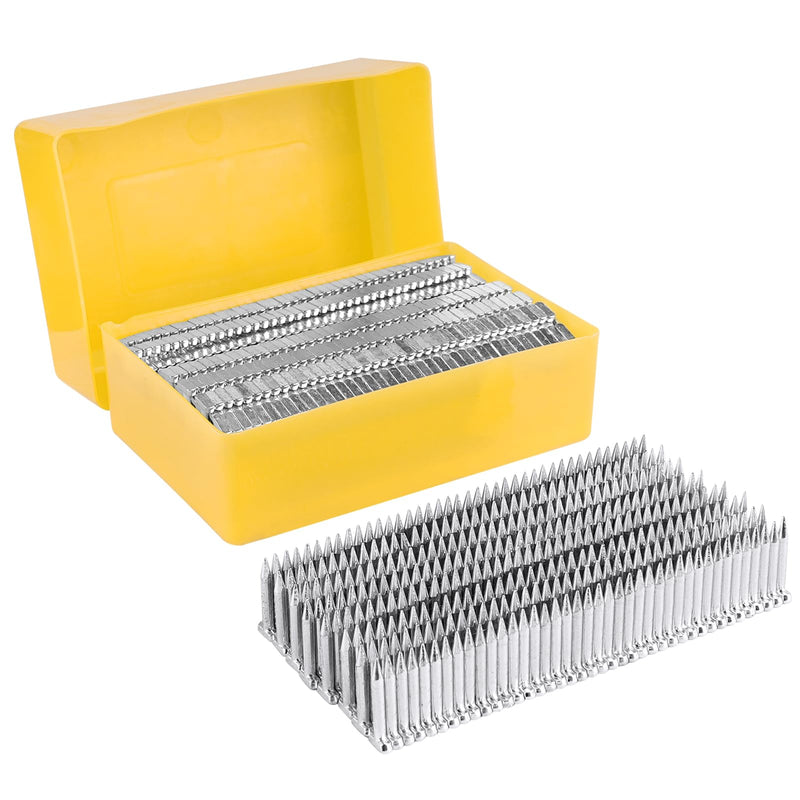 [Australia - AusPower] - KIMSING 14 Gauge 3/4'' Length Concrete Nails Concrete T-Nails for Concrete Nailers Smooth Shank 800 PCS/BOX 3/4" (18 mm) 