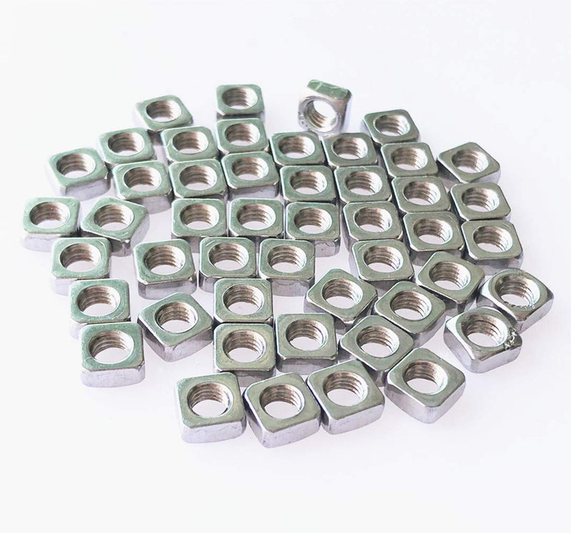 [Australia - AusPower] - 100pcs M4 Metric Square Nuts 18-8 (304) Stainless Steel Fastener 100 