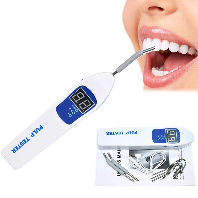 [Australia - AusPower] - Rigoberto Pulp Tester Teeth Nerve Vitality Detector Endodontic Measuring Tools 
