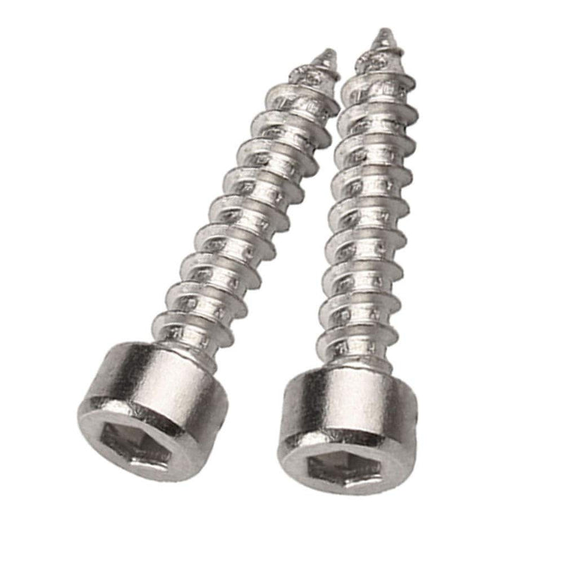 [Australia - AusPower] - Fasteners Tools Nails Screws - Hardware Self Tapping Screws Metric Thread Stainless Steel Hex Socket Cap Screw M4 M5 M6 M5x40 (30pcs) Silver 