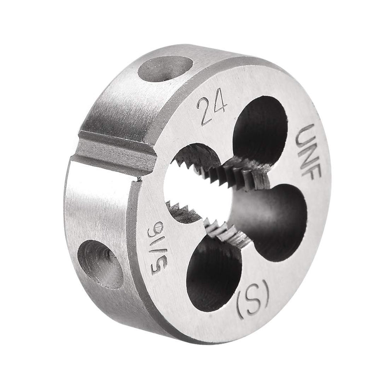 [Australia - AusPower] - uxcell 5/16-24 UNF Round Die, Machine Thread Right Hand Threading Die, Alloy Tool Steel Screw Thread Cutting Die 