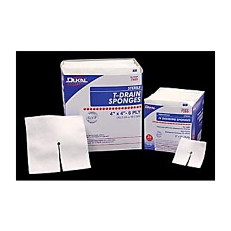 [Australia - AusPower] - Dukal DUK 7265 IV Sponge, Sterile, 6-Ply, 2" Width, 2" Length (Pack of 70) 