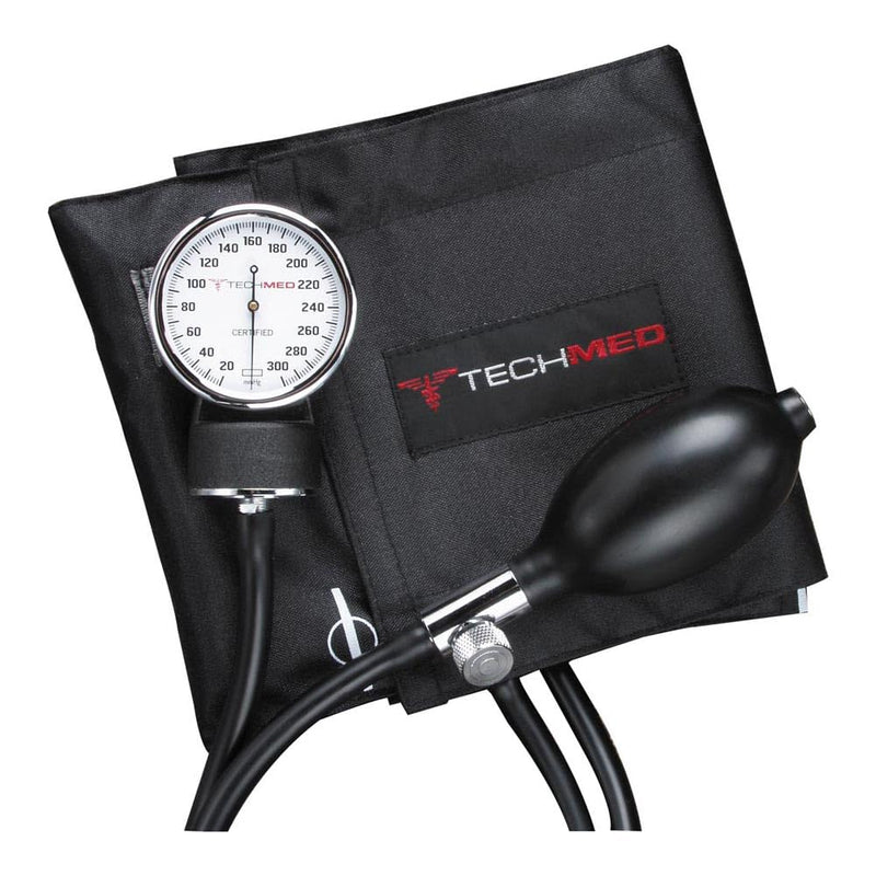 [Australia - AusPower] - Dukal TEC 2010X Tech-Med Deluxe Sphygmomanometer, Nylon Cuff, Latex Free, Large Adult, Black 