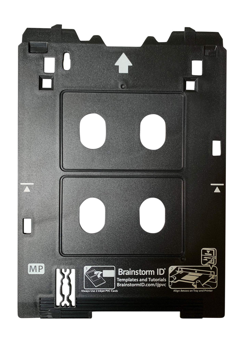[Australia - AusPower] - Brainstorm ID Inkjet PVC Card Tray for Canon PIXMA TS82xx, TS83xx, and TS95xx Series Printers (Canon MP/Multi-Purpose Tray Printers) 