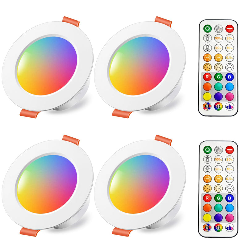 iLC Recessed Ceiling Downlight RGBW 2700 K. Warm White 2700k + Rgb