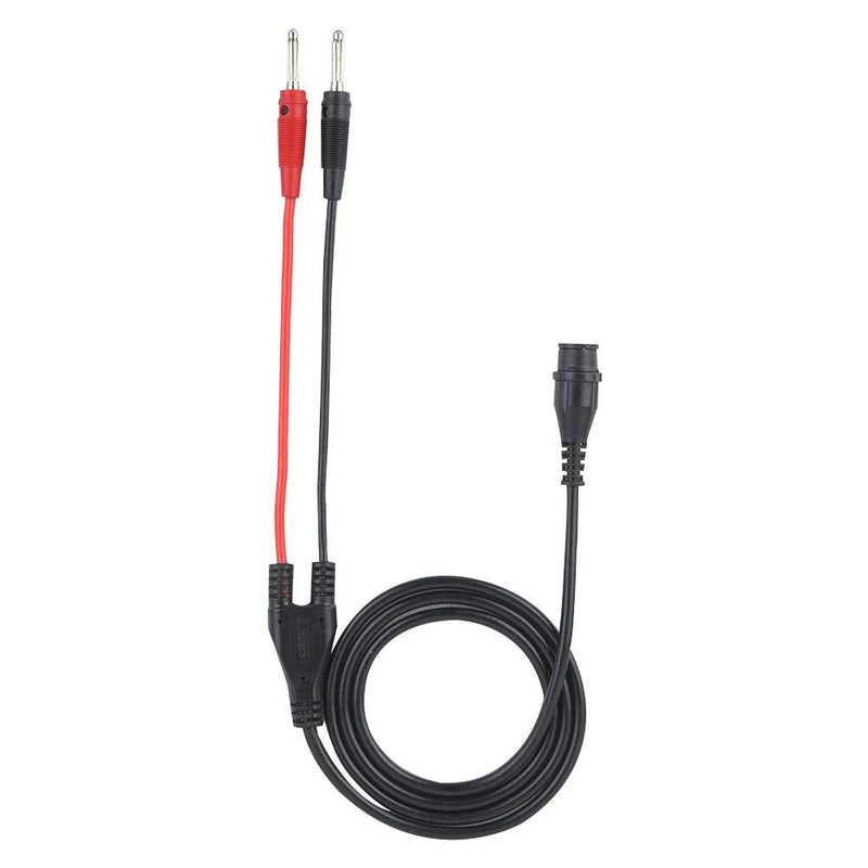 BNC Male to Banana Plug P1203 Coaxial Cable Oscilloscope Test Lead 120 cm + 8 Pieces Silicone Protective Circles
