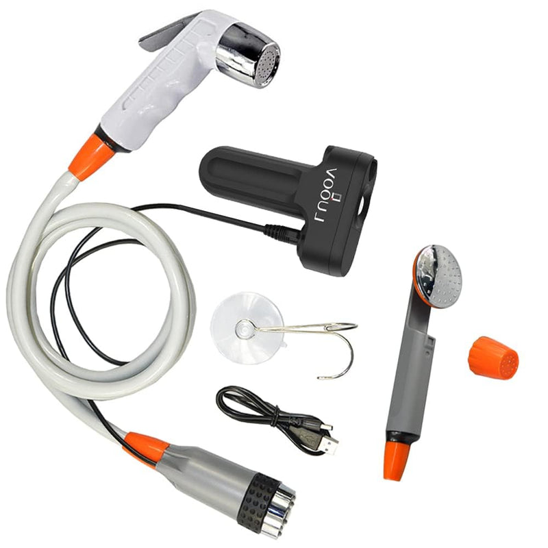 Electric Portable Bidet Handheld Battery,Bidet Handheld Water Sprayer Portable Rechargeable Battery Powered (Bidet+Shower) Bidet+shower