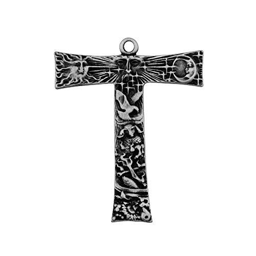 Glorieux Franciscan Tau Cross | Beautiful Unique Design | Tau Cross with Unique Designs (Laudato Si')