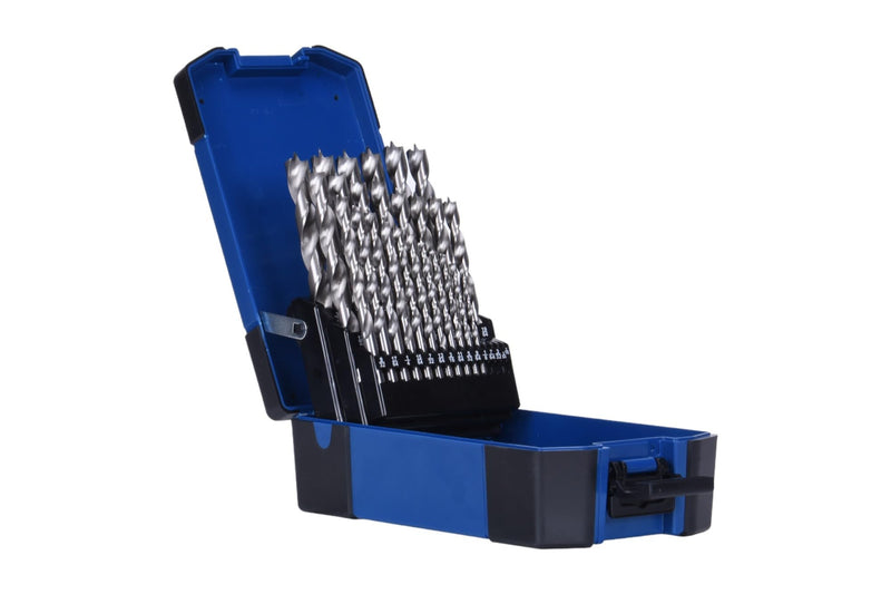 Century Drill & Tool, 37280, 25 PC Set,HSS Brad Point,Drill Bit, Wood Boring Tools 25-Piece Set