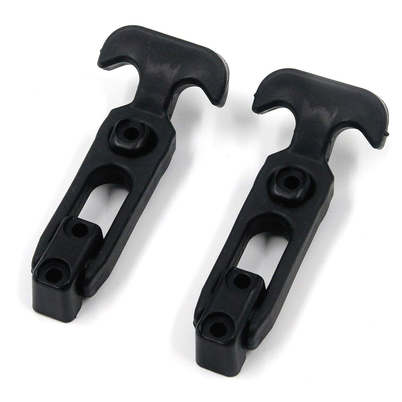 [Australia - AusPower] - T Tulead 2PCS Boat Hatch Latches T Handle Latch Rubber Cooler Latch Tool Strap Hood Machine Draw Latches 4.3" x 2" Black 