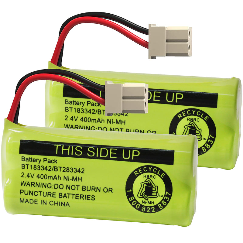 [Australia - AusPower] - 2-Pack Cerepros BT183342 BT283342 Battery Packs for VTech Cordless Phone 