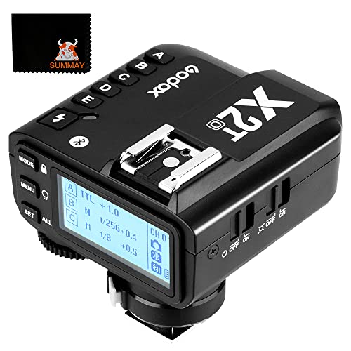 Godox X2T-O TTL Flash Trigger 1/8000s HSS TTL Manual Function for Olympus Panasonic Cameras with Clean Cloth (X2T-O)