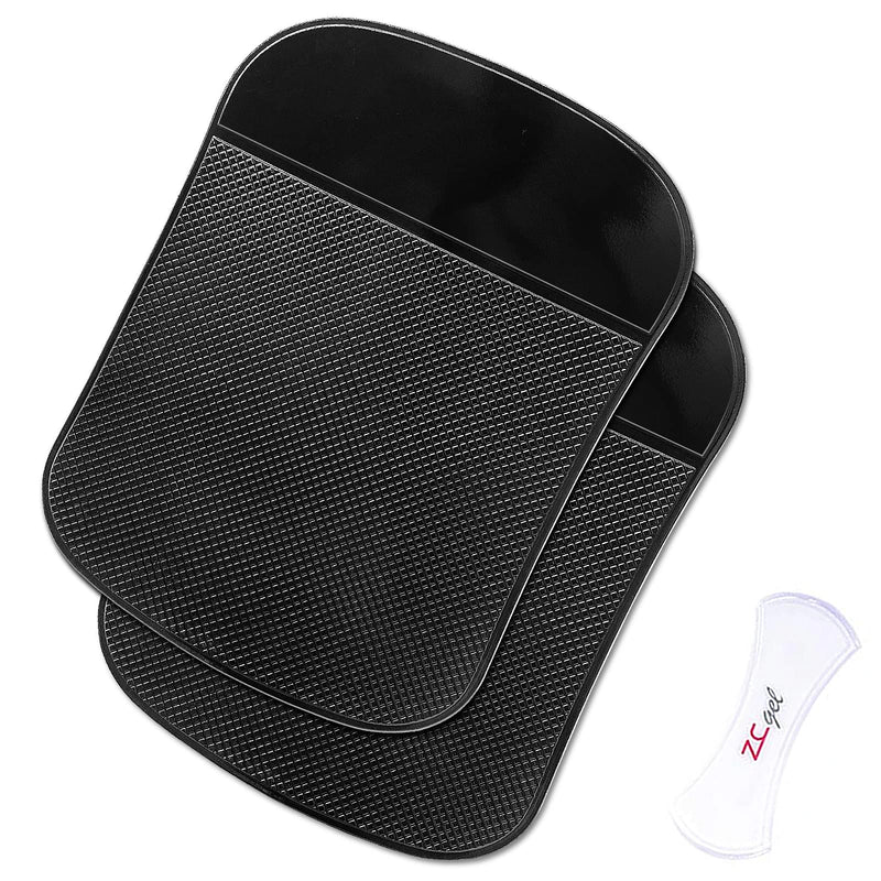 [Australia - AusPower] - Car Dashboard Sticky Pad (2 Pack), Larger Size Reusable and Washable Anti-Slip Cell Pads with Strong Adhesive, Can Hold Cell Phones, Sunglasses, Coins ect. (7.5" x 5.5") 